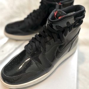 Women’s Air Jordan 1 Rebel XX -UNIQUE-Patent Leather w/Infrared/Iced Out Soles